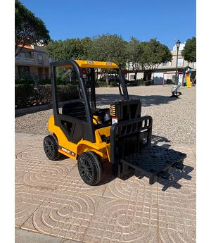 Torillo-Carretilla elevadora 12v, amarillo, eva, cuero, 12V10ah, 2.4ghz RC INDA239-DLS-08gl